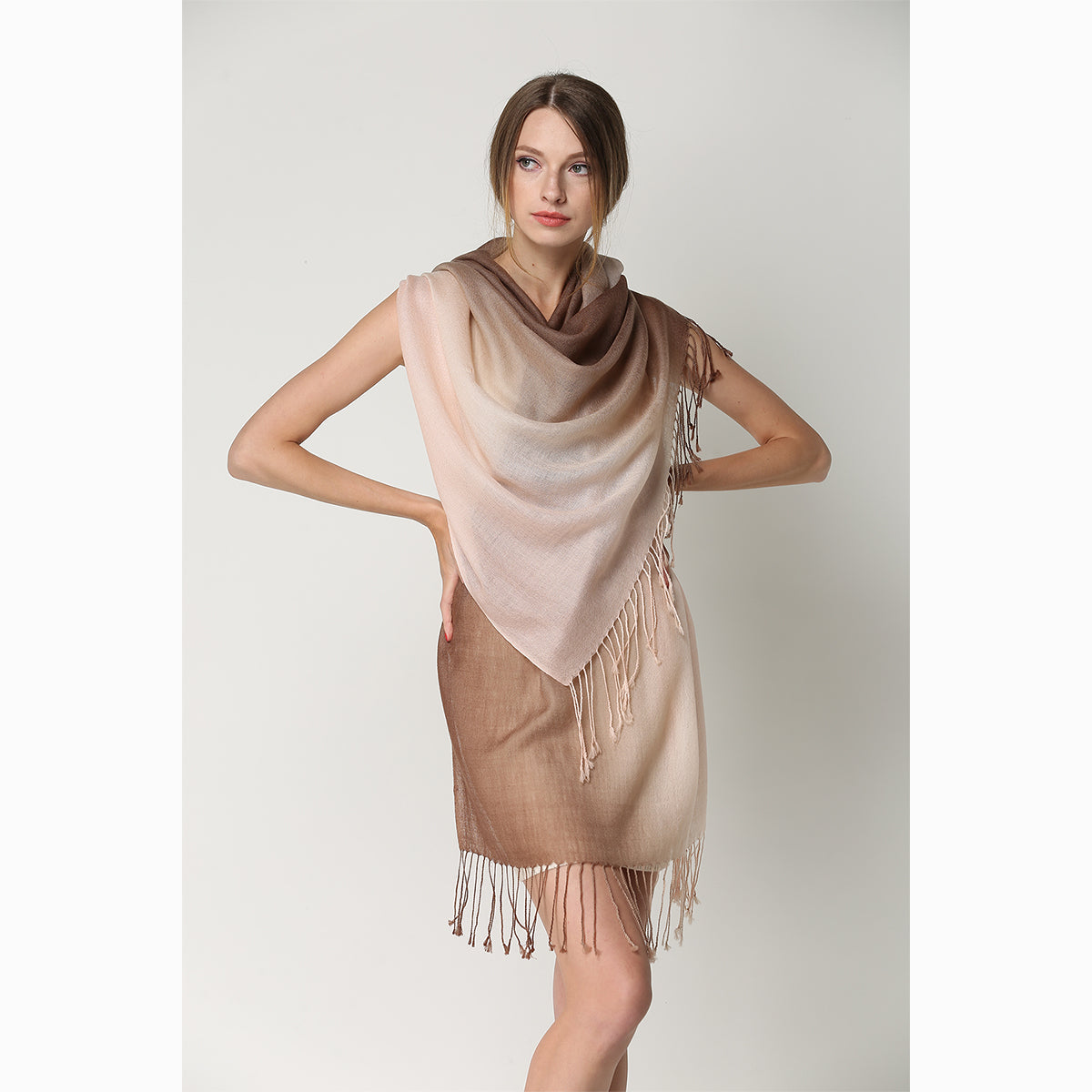 merino wool tie dye wool scarf