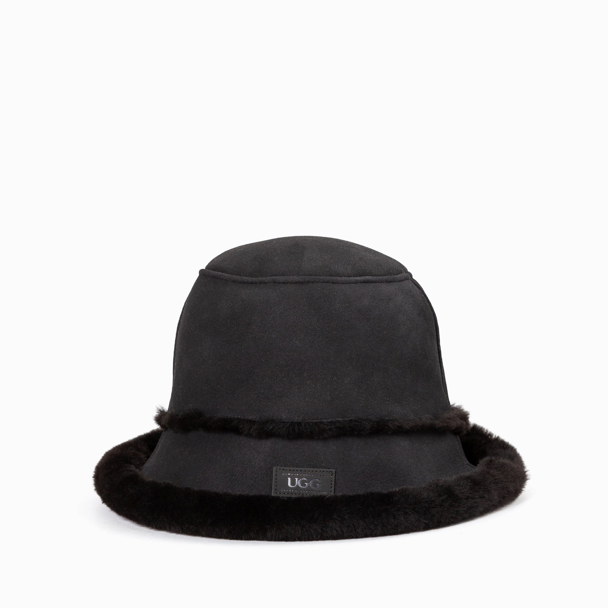Ugg Sheepskin Bucket Hat - Black