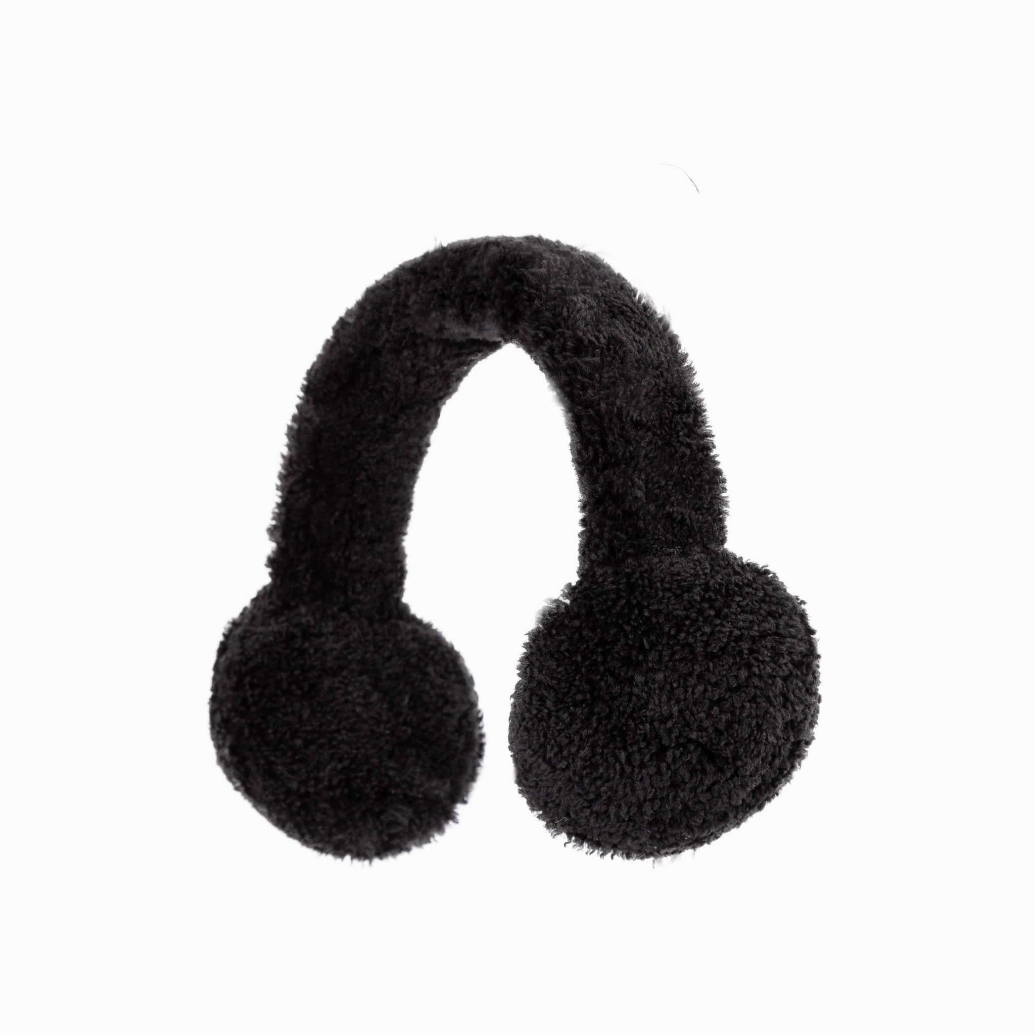 Ugg Curly Sheepskin Earmuff - Black