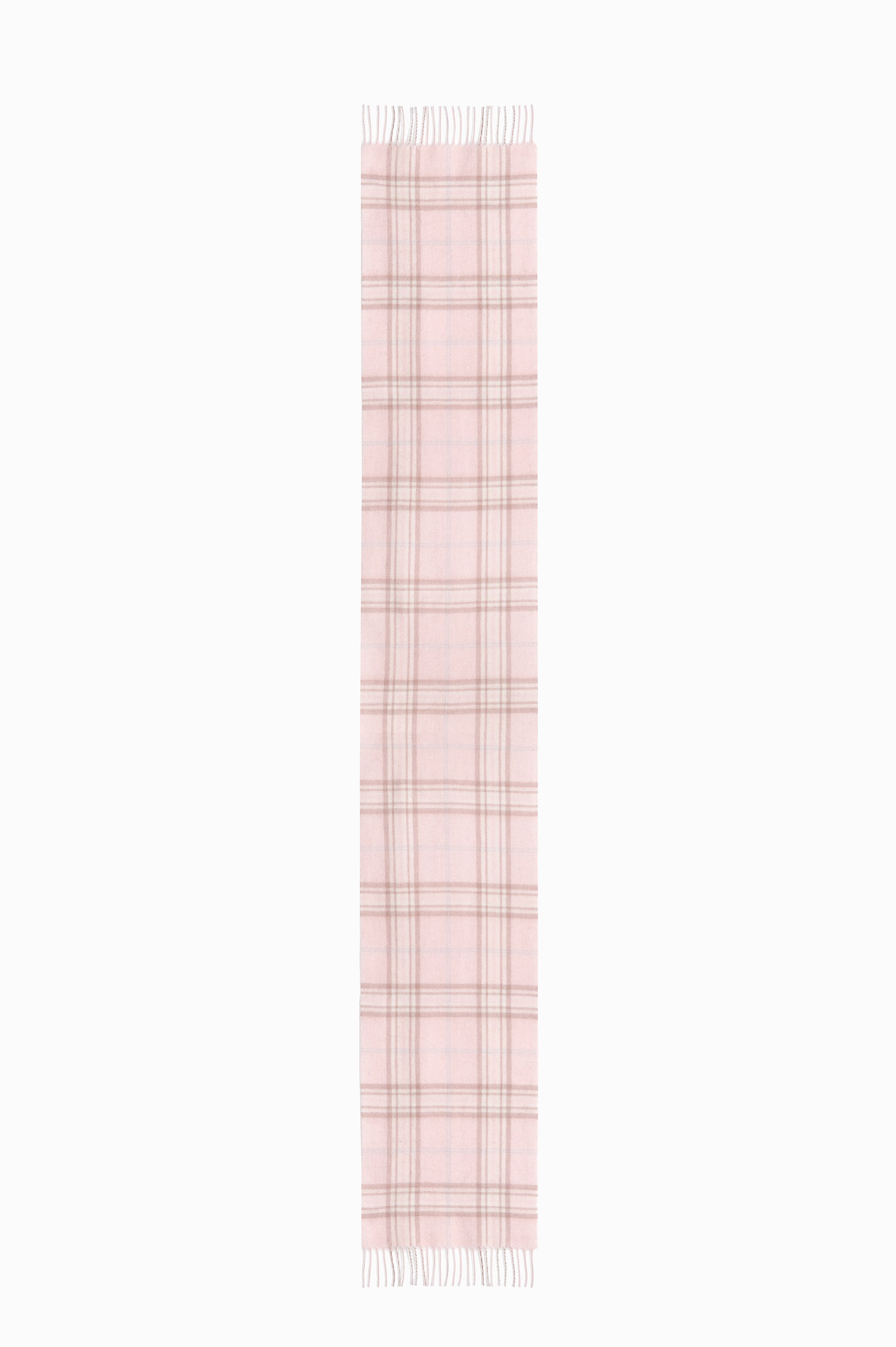100% Wool Scarf Pink Check