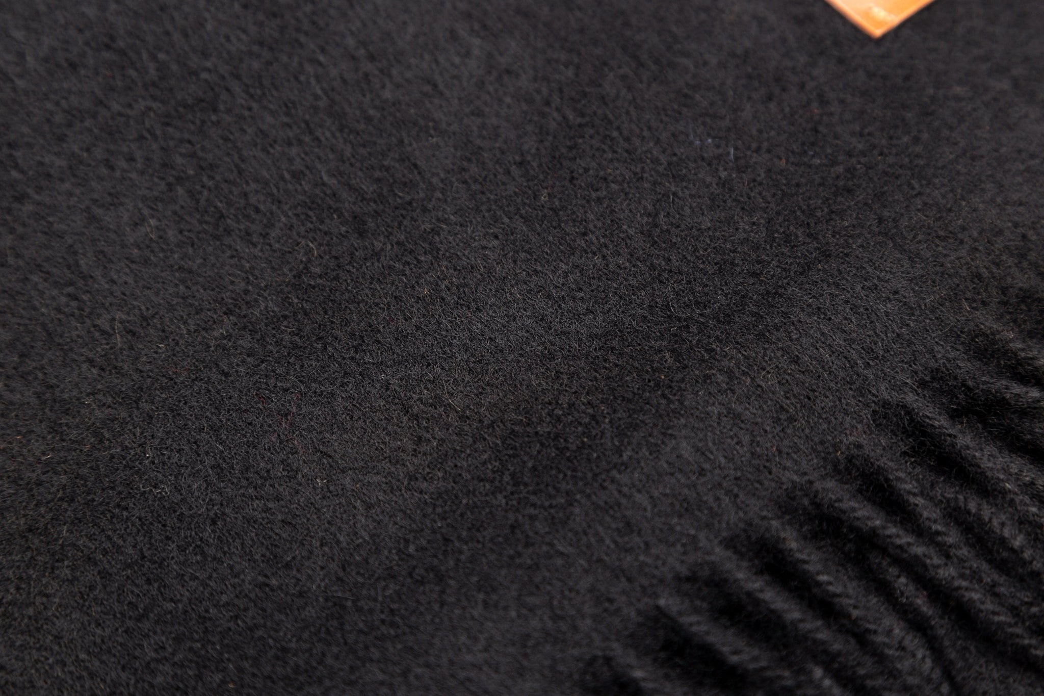 100% Wool Scarf Black