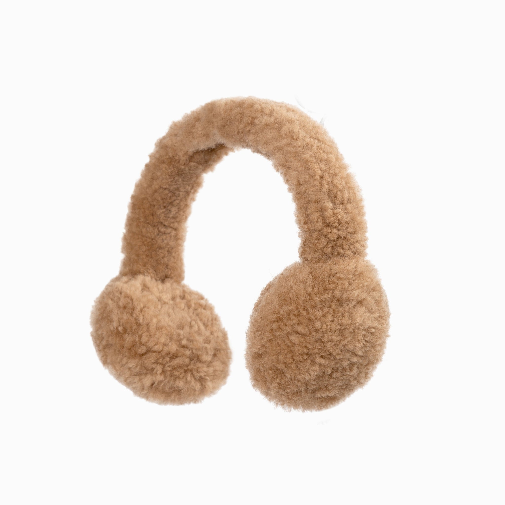 Ugg Kids Curly Sheepskin Earmuff - Chestnut