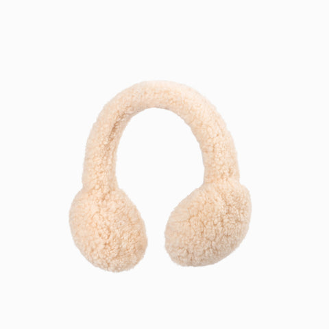 Ugg Curly Sheepskin Earmuff - Ivory